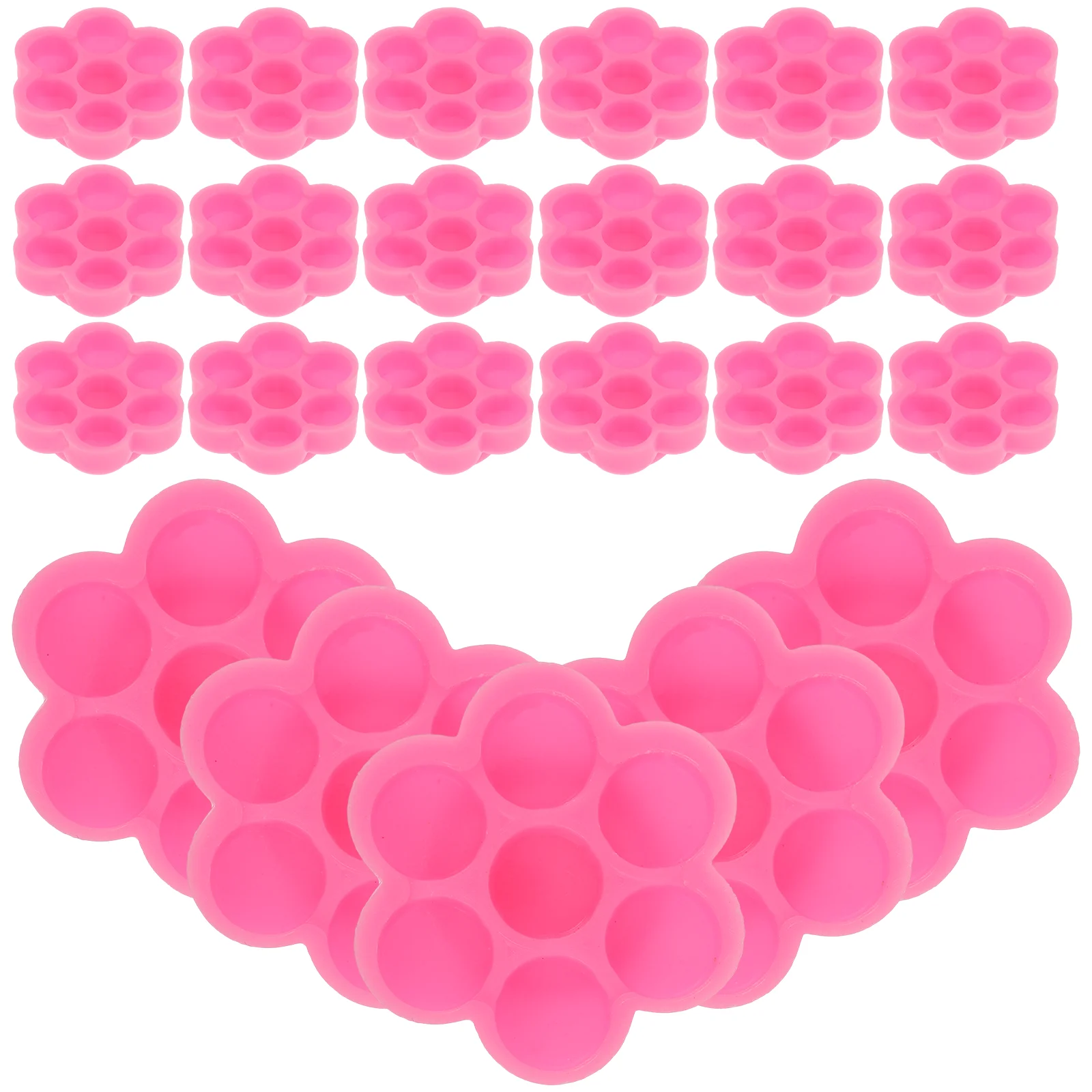 200 Pcs Flower Glue Cup Lash Bottle Pins Disposable Containers Pigment Holder Pattern
200 Pcs Flower Glue Cup Lash Bottle Pins Disposable Containers Pigment Holder Pattern