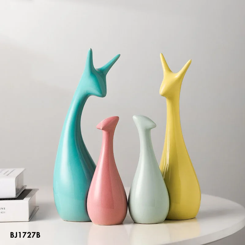 Nordic Home Decoration Cute Giraffe Family of Three Ceramic Ornaments Living Room Decoration Desk Accessories Gifts
Nordic Home Decoration Cute Giraffe Family of Three Ceramic Ornaments Living Room Decoration Desk Accessories Gifts