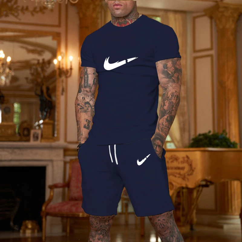2024 Summer Men's Set Fashion Sportswear Men's Short sleeved T-shirt+Sports Shorts Set Men's Casual Men's Clothing Men's Jogging
2024 Summer Men's Set Fashion Sportswear Men's Short sleeved T-shirt+Sports Shorts Set Men's Casual Men's Clothing Men's Jogging