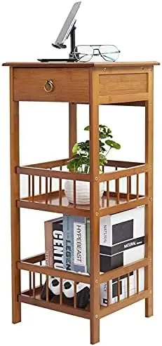 End Side Table Nightstand 3 Tier Small Tall Narrow Nightstand for Small Spaces Bedside End Table with Drawer for Bedroom Chair S
End Side Table Nightstand 3 Tier Small Tall Narrow Nightstand for Small Spaces Bedside End Table with Drawer for Bedroom Chair S