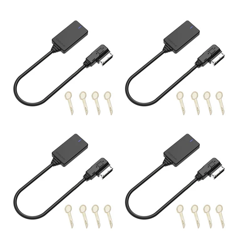 4X AMI MMI MDI Wireless Aux Bluetooth Adapter Cable Audio Music Auto Bluetooth For A3 A4 B8 B6 Q5 A5 A7 R7 3G
4X AMI MMI MDI Wireless Aux Bluetooth Adapter Cable Audio Music Auto Bluetooth For A3 A4 B8 B6 Q5 A5 A7 R7 3G