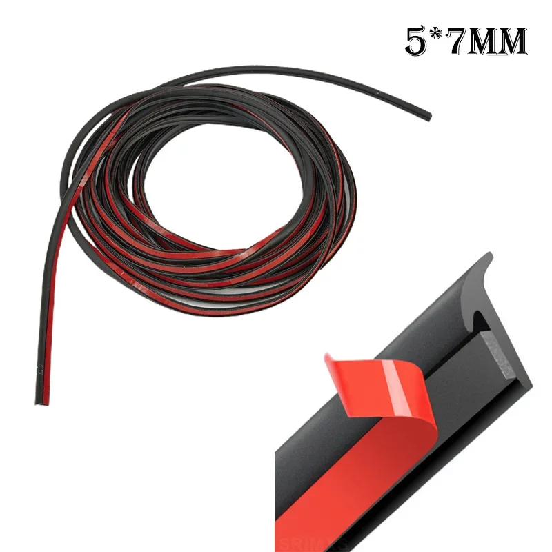 5M Car Rubber Sealing Strip Door Sealing Strips Car Door Protector Door Guard Noise Insulation Soundproof T Type Seals
5M Car Rubber Sealing Strip Door Sealing Strips Car Door Protector Door Guard Noise Insulation Soundproof T Type Seals