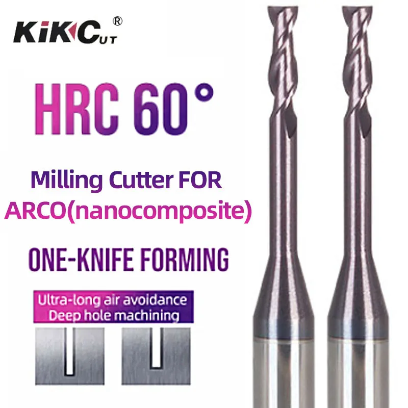 Carbide Deep Groove End Mill 60 ° Micro-diameter 2Flute Deep Long Neck Flat Milling Cutter CNC Tools
Carbide Deep Groove End Mill 60 ° Micro-diameter 2Flute Deep Long Neck Flat Milling Cutter CNC Tools