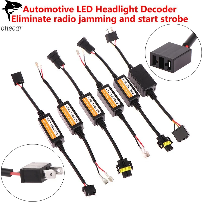 LED Canbus Decoder Car Headlights Error Free Resistor H1 H3 H4 H7 H8 H9 H11 Adapter Warning Canceller
LED Canbus Decoder Car Headlights Error Free Resistor H1 H3 H4 H7 H8 H9 H11 Adapter Warning Canceller