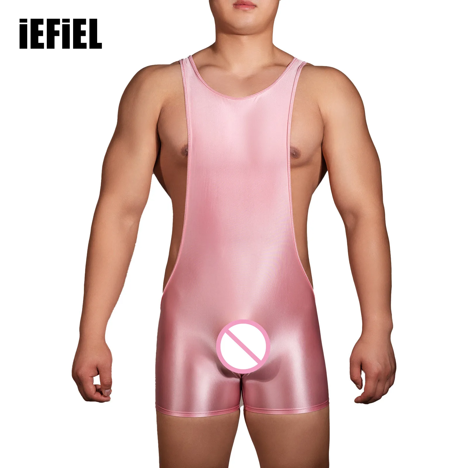 Men Glossy U Neckline Racerback Bodysuit Bulge Pouch Jockstrap Leotard Jumpsuit Underwear
Men Glossy U Neckline Racerback Bodysuit Bulge Pouch Jockstrap Leotard Jumpsuit Underwear