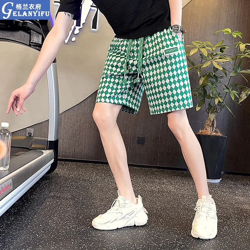 Training Short Men Elastic Waist Sweat Shorts Men Sportswear Bottoms Cotton Plaid Shorts Fitness Gym Clothes for Men F16
Training Short Men Elastic Waist Sweat Shorts Men Sportswear Bottoms Cotton Plaid Shorts Fitness Gym Clothes for Men F16