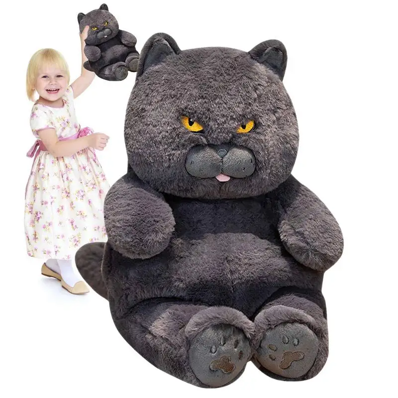 Simulated British Shorthair Blue Cat Doll Stuffed Lazy Fat Cat Hug Toy Lifelike Black Cat Toy For Home Decoration Nap Pillow
Simulated British Shorthair Blue Cat Doll Stuffed Lazy Fat Cat Hug Toy Lifelike Black Cat Toy For Home Decoration Nap Pillow