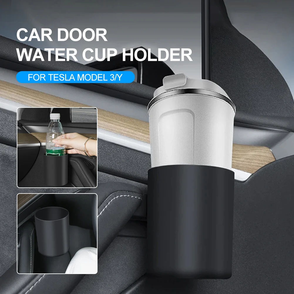 For Tesla Model 3 Y 2021 2022 2023 Car Door Cup Holder for Front Doors Mount Drink Water Bottle Stand Auto Interior Accessories
For Tesla Model 3 Y 2021 2022 2023 Car Door Cup Holder for Front Doors Mount Drink Water Bottle Stand Auto Interior Accessories