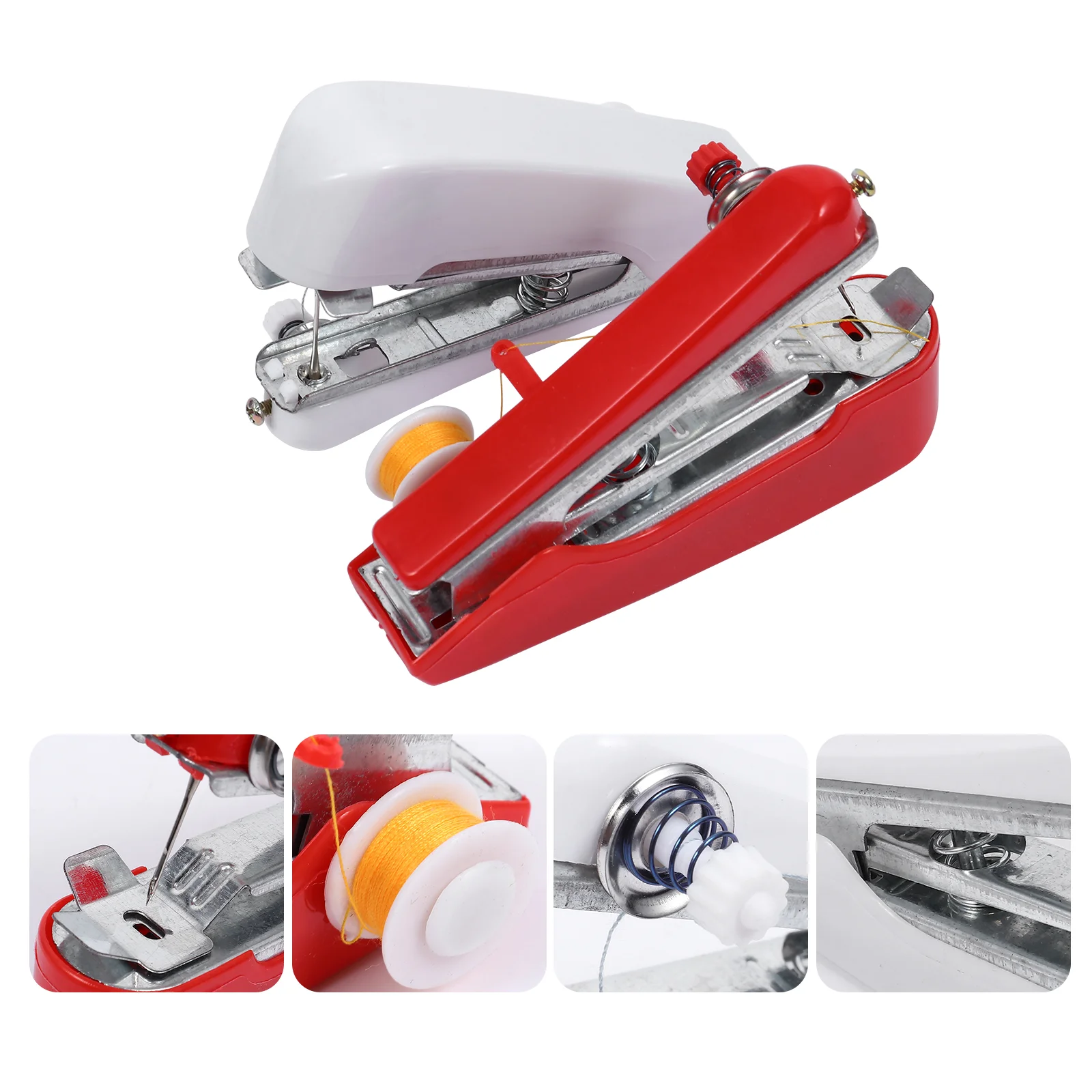 2 Pcs Pocket Sewing Machine Stitching Household Mini Manual Tool Machines Handheld Crank
2 Pcs Pocket Sewing Machine Stitching Household Mini Manual Tool Machines Handheld Crank