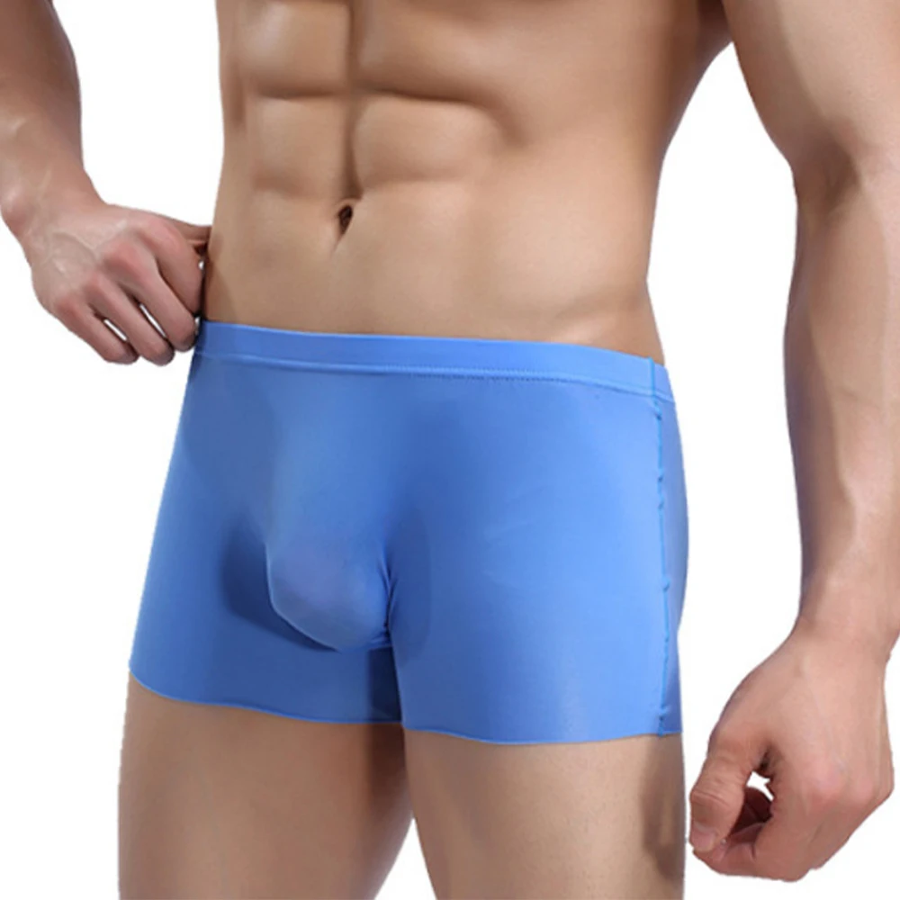 Mens Sexy Boxers Bugle Pouch Trunks Briefs Seamless Ultra-thin Sheer Knickers See-through Smooth Underwear Casual Swimwear
Mens Sexy Boxers Bugle Pouch Trunks Briefs Seamless Ultra-thin Sheer Knickers See-through Smooth Underwear Casual Swimwear