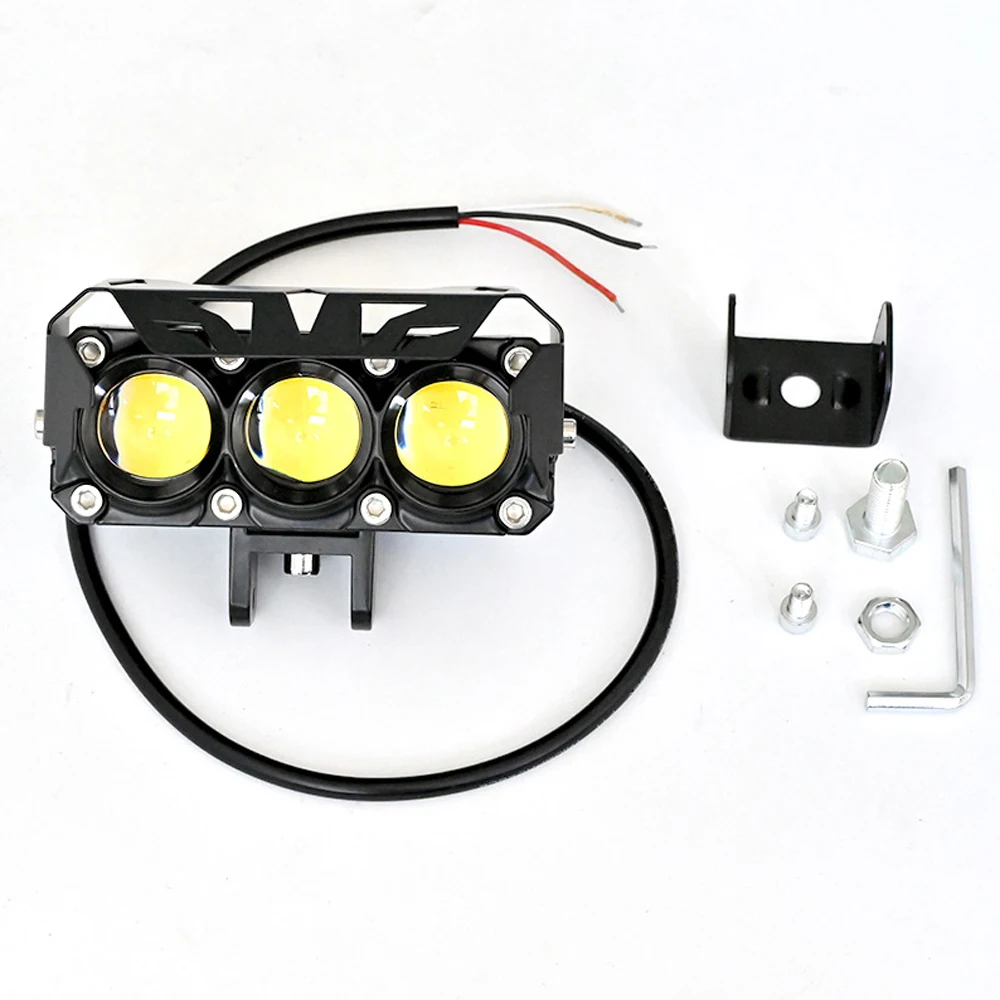Fog Lights Electric Vehicle Three Bead Spotlights Yellow White Light Off Road Vehicles High Beam Assist Lights
Fog Lights Electric Vehicle Three Bead Spotlights Yellow White Light Off Road Vehicles High Beam Assist Lights