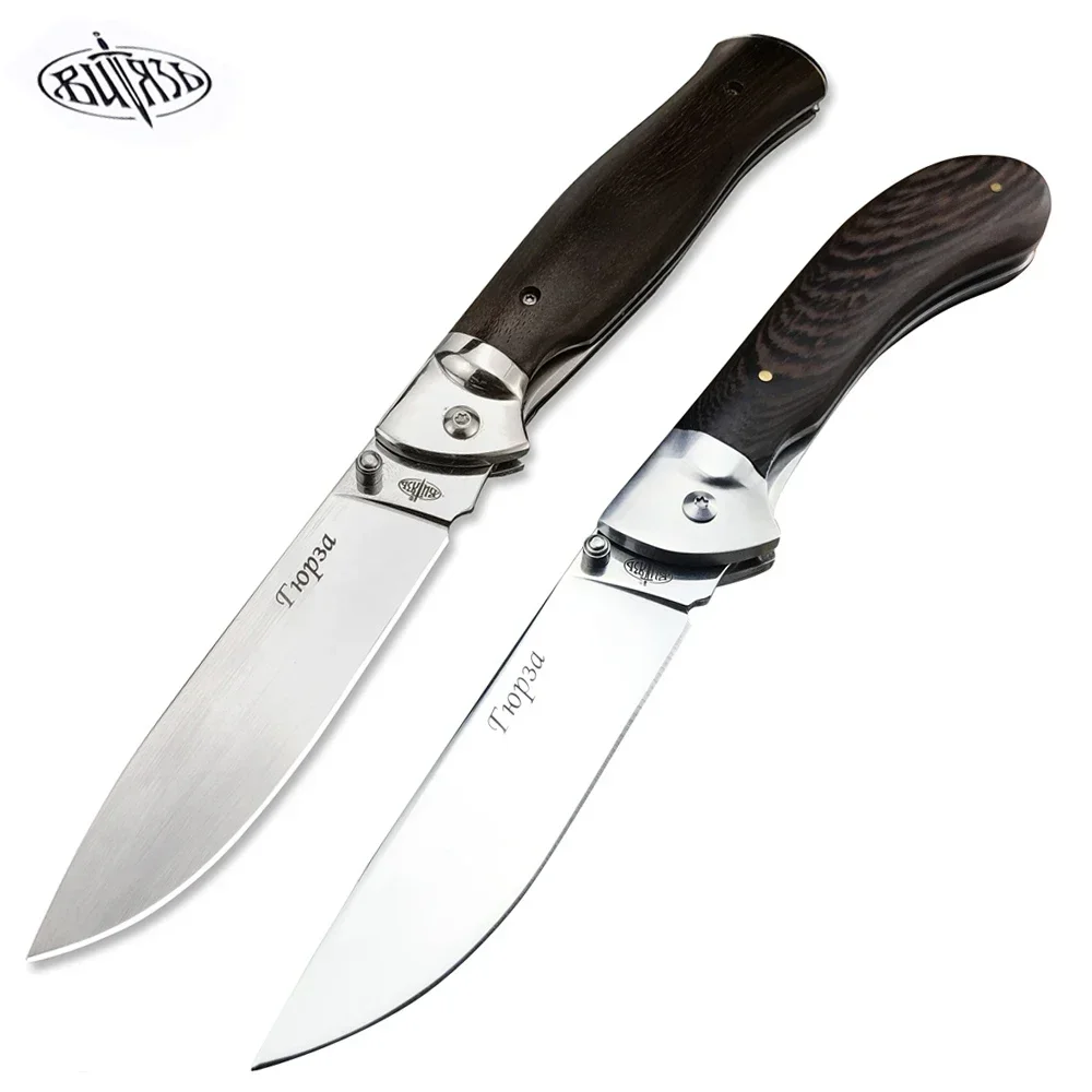 

Russian Style Manual Folding Pocket Knife Sharp 440C Blade Wood Handle Outdoor Camping Knives Tactical Survival Gear EDC Tools