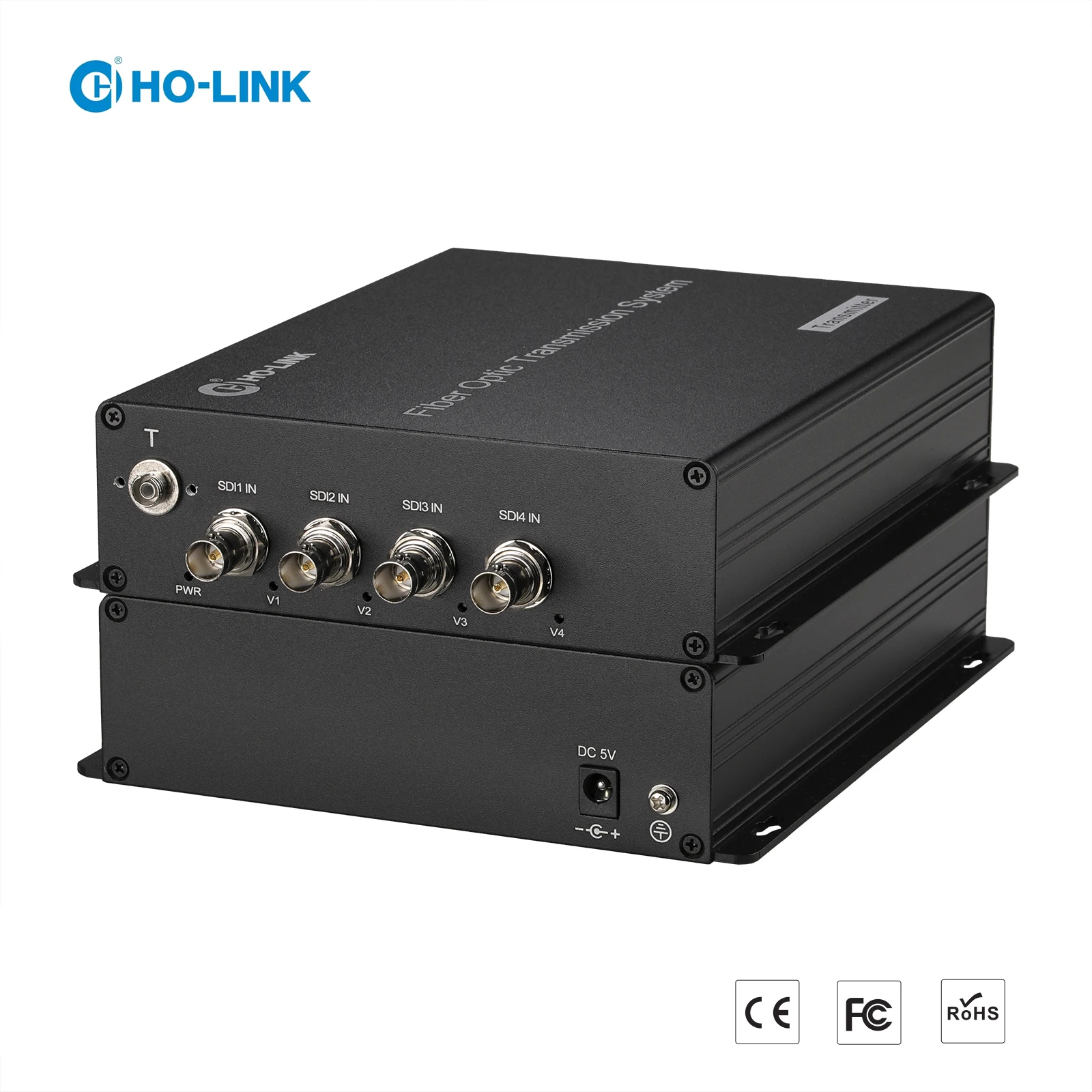 

3G SDI Fiber Converter Single Mode LC Connector 20KM hd sdi video over fiber extender transmitter receiver