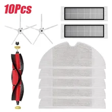 10PCS Xiaomi Roborock S6 S60 S65 S5 MAX T6 Side Brush Mops Cloths HEPA Filter Kit Robotic Vacuum Cleaner Accessories KY0201W
10PCS Xiaomi Roborock S6 S60 S65 S5 MAX T6 Side Brush Mops Cloths HEPA Filter Kit Robotic Vacuum Cleaner Accessories KY0201W