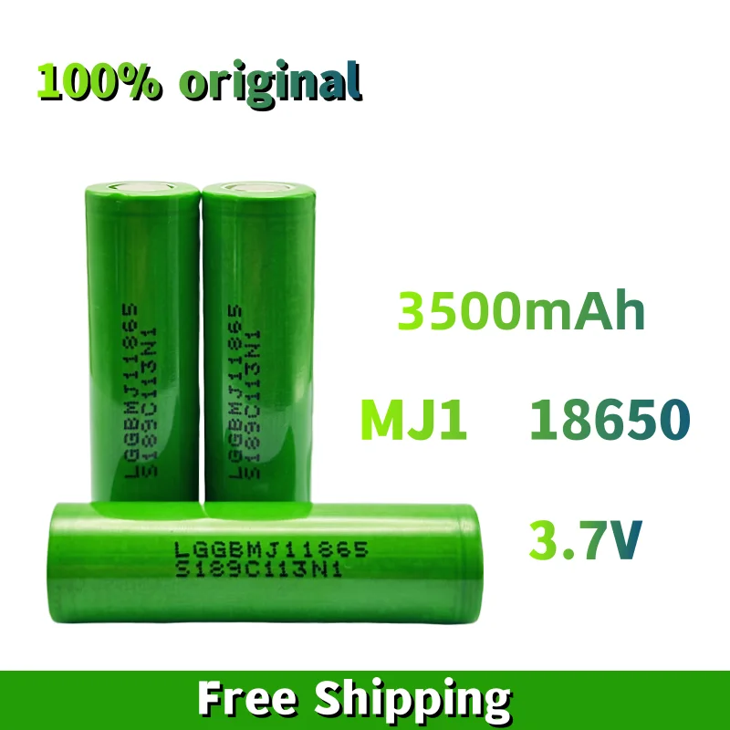 Free Shipping Rechargeable Battery MJ1 3.7 V 3500 Mah 18650 Lithium-ionSuitable Forcomputerclocksradiovideo Games,digitalcameras
Free Shipping Rechargeable Battery MJ1 3.7 V 3500 Mah 18650 Lithium-ionSuitable Forcomputerclocksradiovideo Games,digitalcameras