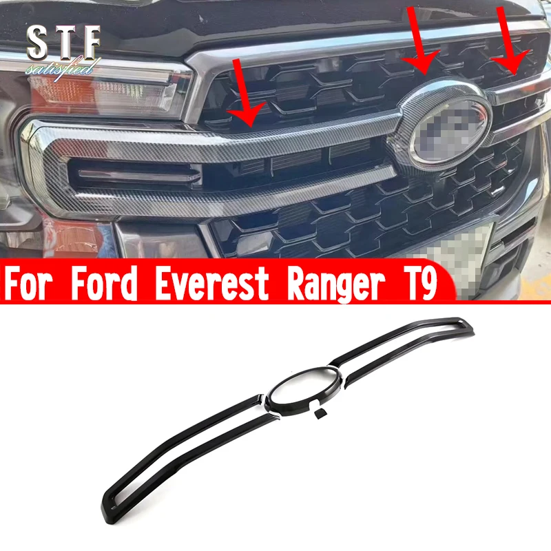 For Ford Everest Ranger T9 2023 2024 Car Accessories ABS Front Grille Around Center Radiator Trim Molding Stickers
For Ford Everest Ranger T9 2023 2024 Car Accessories ABS Front Grille Around Center Radiator Trim Molding Stickers