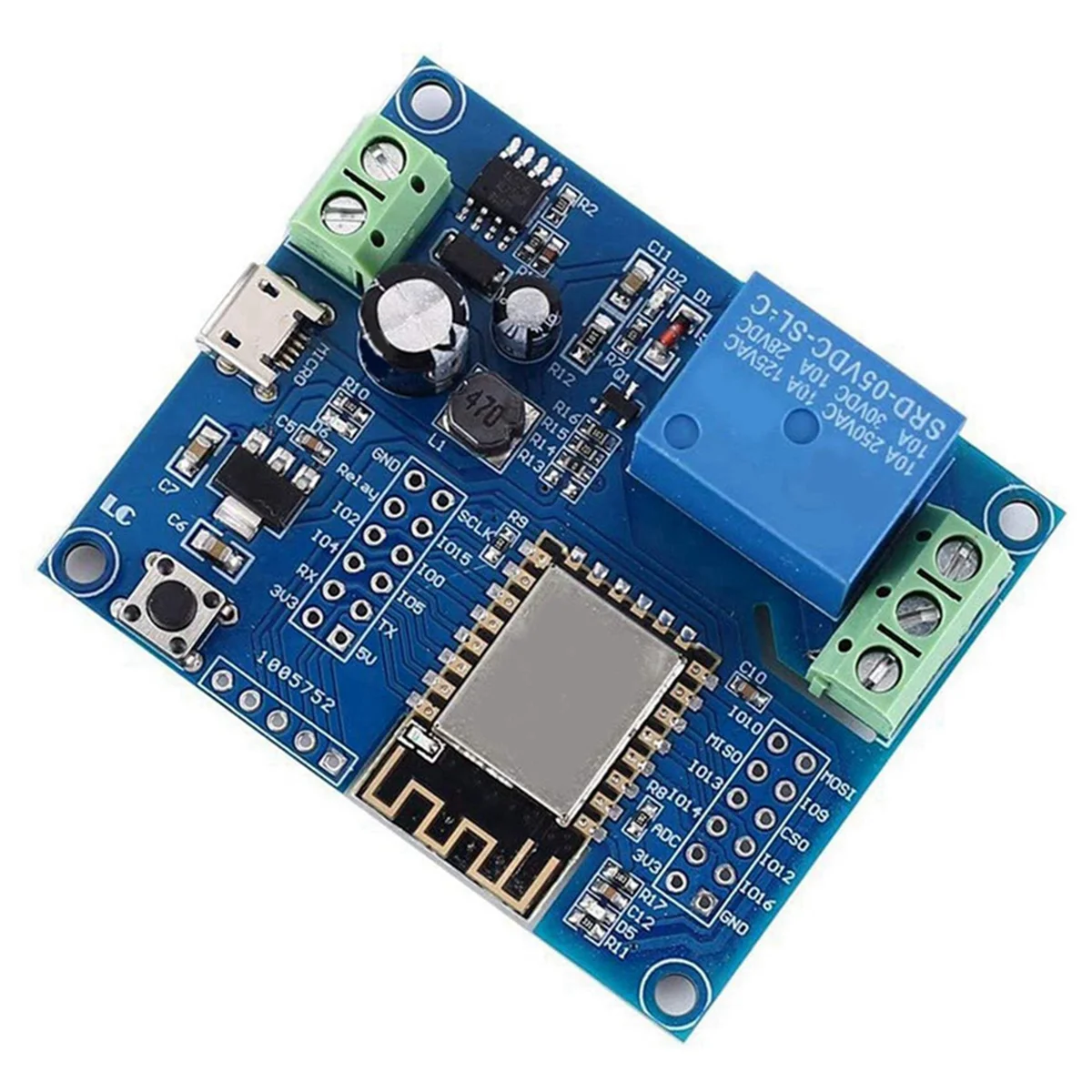 6X WIFI Relay Controller Module, DC 5V 8V-80V ESP8266 Wireless Controller Module ESP-12F for IOT Smart Home APP
6X WIFI Relay Controller Module, DC 5V 8V-80V ESP8266 Wireless Controller Module ESP-12F for IOT Smart Home APP