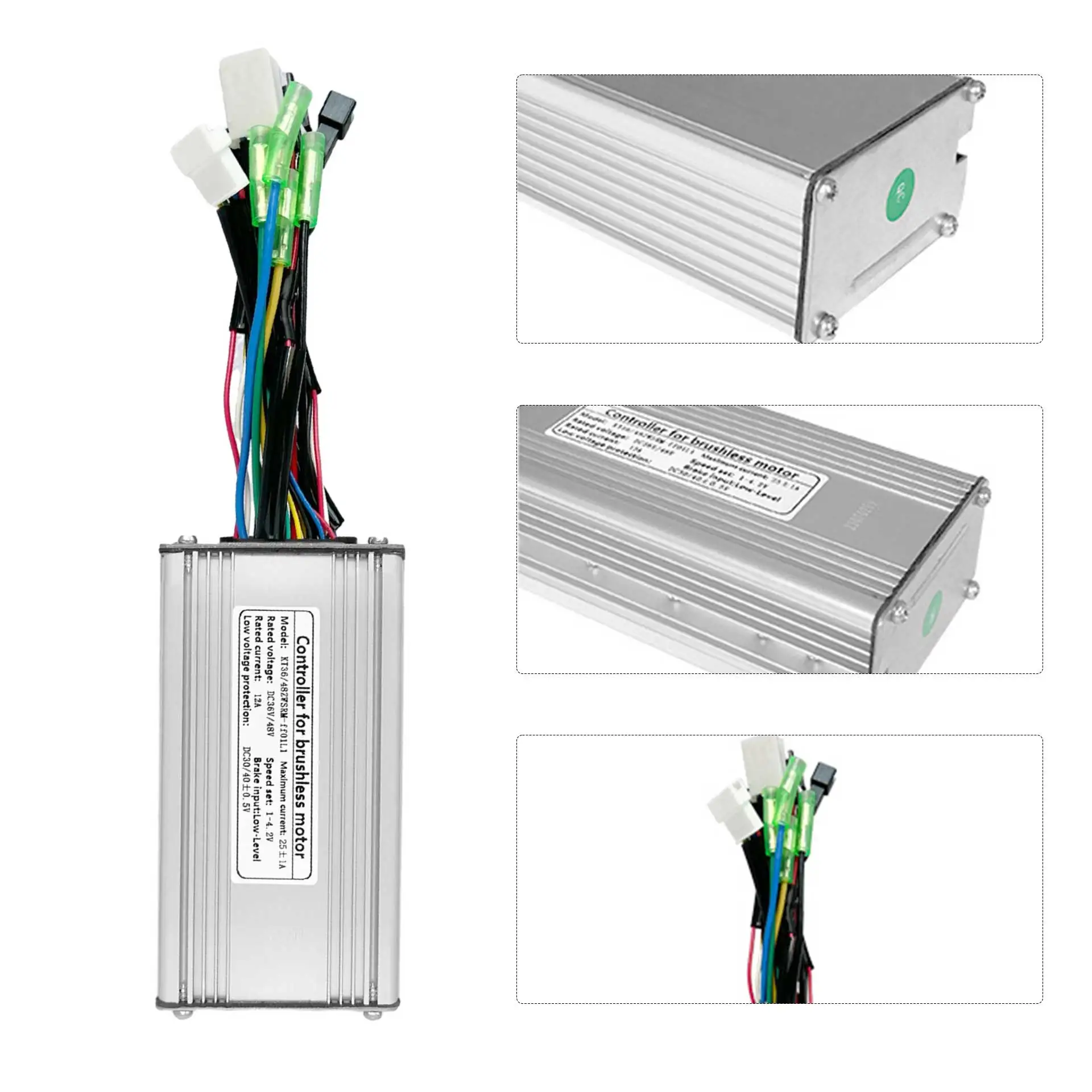 KT 25A Electric Bicycle Controller 36/48V Quantum Ordinary Headband Light Line For 500W 750W Motor Ebike Accessories
KT 25A Electric Bicycle Controller 36/48V Quantum Ordinary Headband Light Line For 500W 750W Motor Ebike Accessories