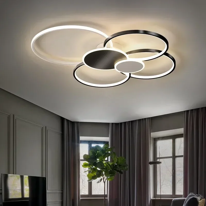 

Modern LED Ceiling Chandeliers for Living Dining Room Bedroom Lamp Multi Ring Ceiling Lights Indoor Lighting Fixtures Lustre