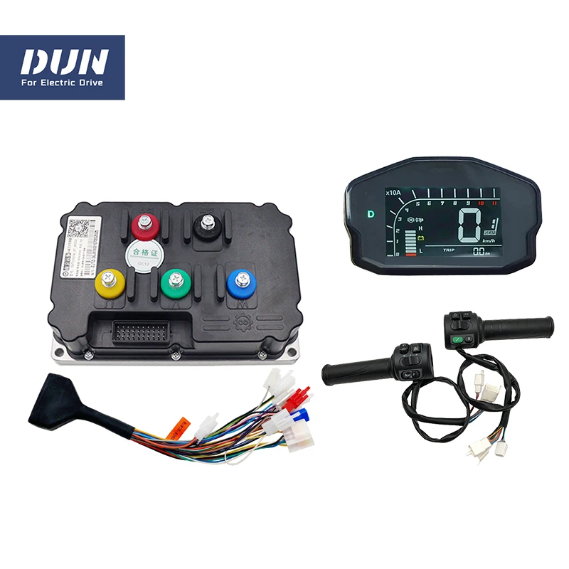

FarDriver 8000W Controller ND72850 Programmable With DKD Speedometer and T08 Throttle For High Speed Electirc Motorcycle