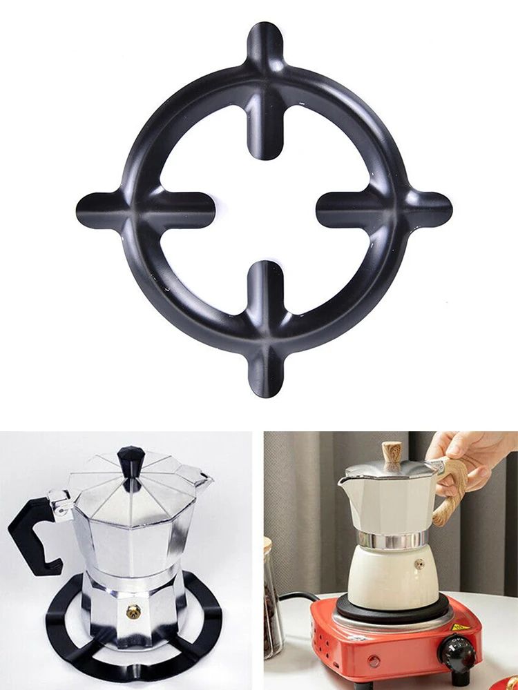 1PC Iron Gas Stove Cooker Plates Coffee Moka Pot Stands Reducer Ring Hold Coffee Maker Shelf Kitchen Stove Accessories
1PC Iron Gas Stove Cooker Plates Coffee Moka Pot Stands Reducer Ring Hold Coffee Maker Shelf Kitchen Stove Accessories