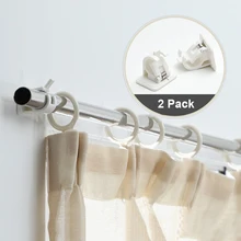 2Pcs Self-Adhesive Hooks Wall Mounted Curtain Rod Bracket Shower Curtain Rod Fixed Clip Hanging Rack Home Decor
2Pcs Self-Adhesive Hooks Wall Mounted Curtain Rod Bracket Shower Curtain Rod Fixed Clip Hanging Rack Home Decor
