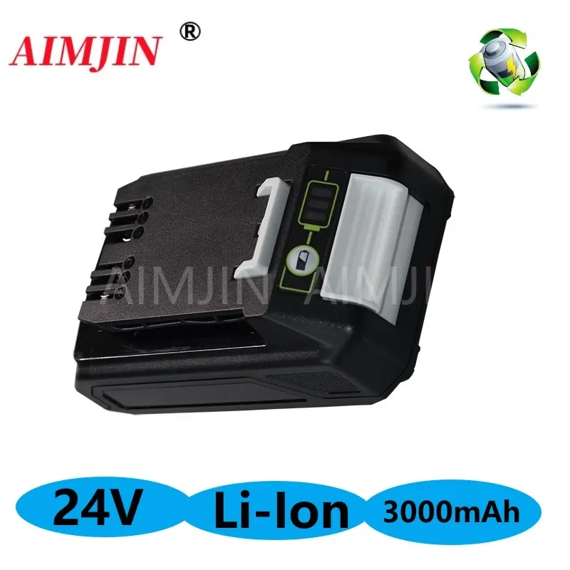 Li-ion Rechargeable Battery Replacement 24V 3000mAh For Greenworks Tools compatible 20352 22232
Li-ion Rechargeable Battery Replacement 24V 3000mAh For Greenworks Tools compatible 20352 22232