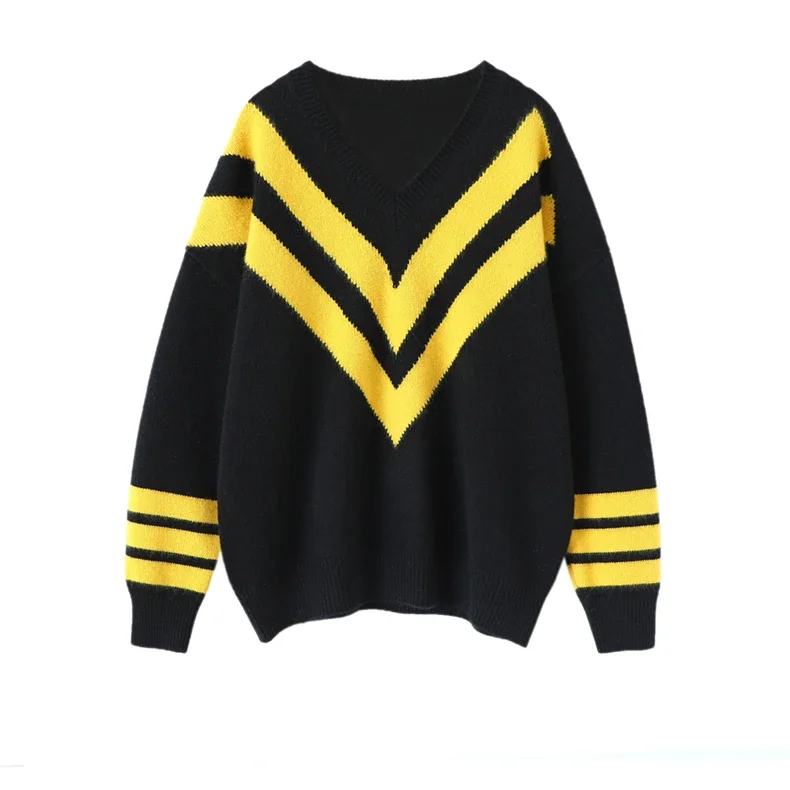 100% Cashmere Winter Warm Sweater Women New Designer Latest Fashion for Women Clothes V-Neck Pullover Geometric
100% Cashmere Winter Warm Sweater Women New Designer Latest Fashion for Women Clothes V-Neck Pullover Geometric