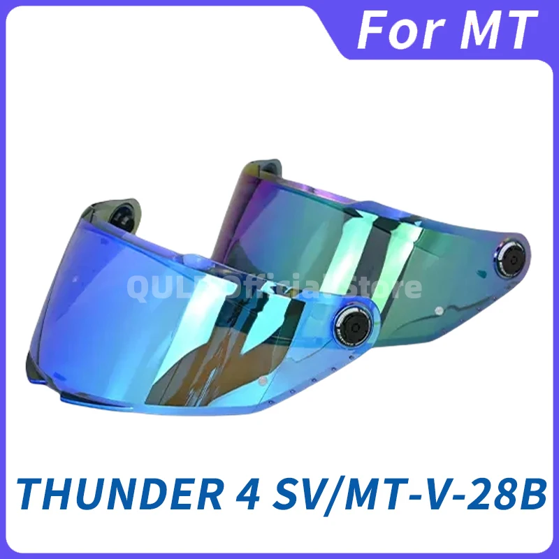 

MT Helmet Visor Shield For THUNDER 4 SV Sunscreen Capacete Windshield Uv Protection Motorcycle Replace Extra Lens MT-V-28B