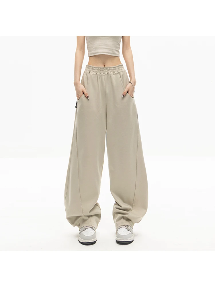2022 Autumn Winter New Apricot Sweatpants for Women All-match Recreational Korean Y2K Fashion Elastic Oversized Pants Fall
2022 Autumn Winter New Apricot Sweatpants for Women All-match Recreational Korean Y2K Fashion Elastic Oversized Pants Fall