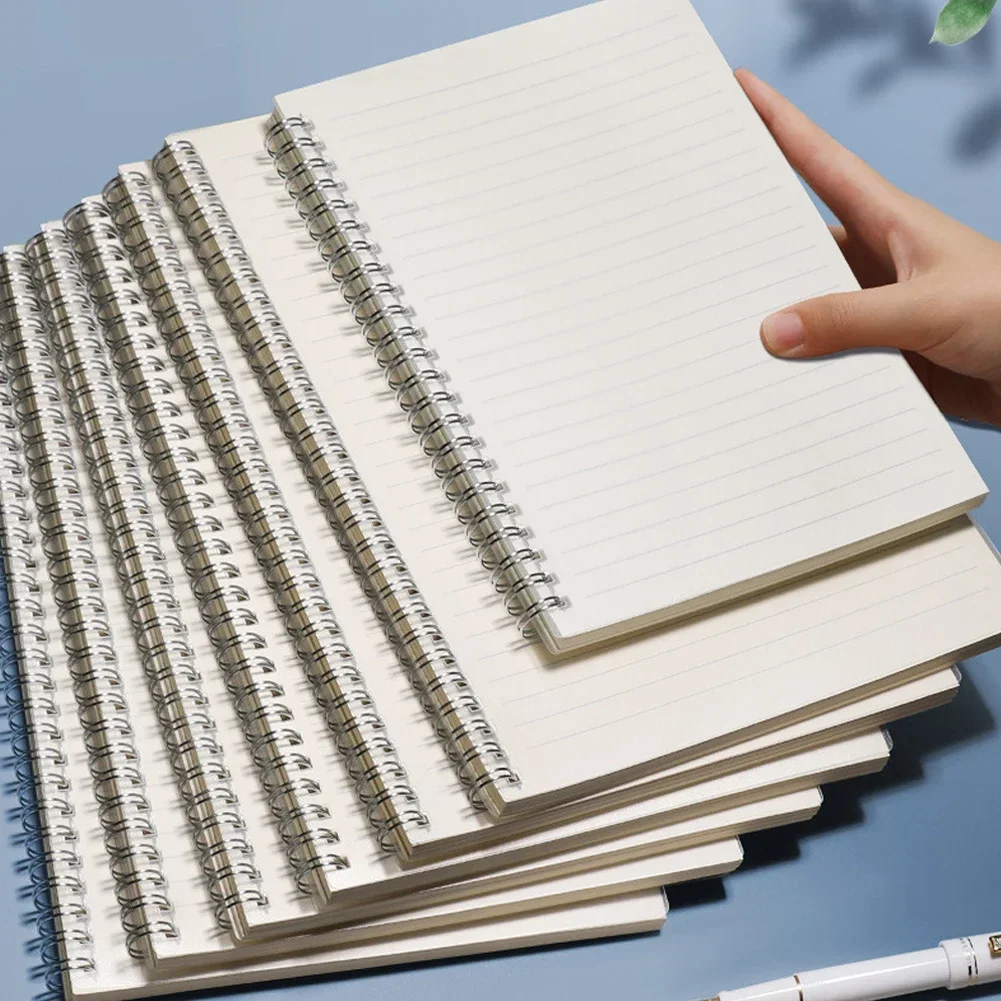 

80 Sheets A5/B5/A4 Spiral Book Coil Notebook To-Do Lined Paper Journal Diary Sketchbook For School Supplies Stationery