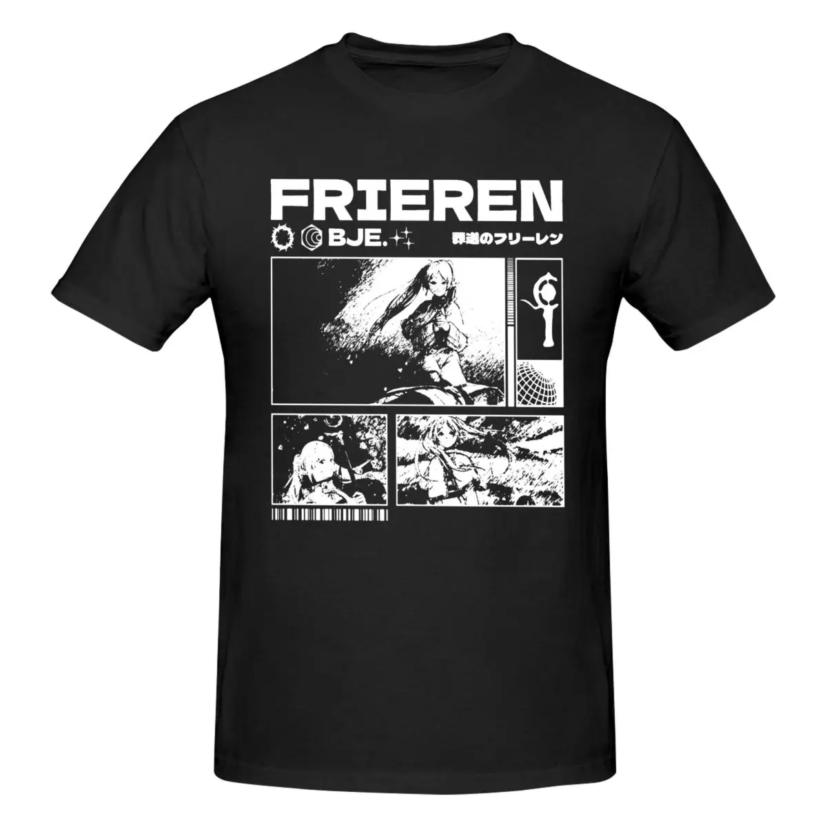 Мужская футболка Sousou No Frieren Beyond отдых, белая футболка, уличная одежда, размера плюс хлопковые рубашки с рукавами 
Мужская футболка Sousou No Frieren Beyond отдых, белая футболка, уличная одежда, размера плюс хлопковые рубашки с рукавами