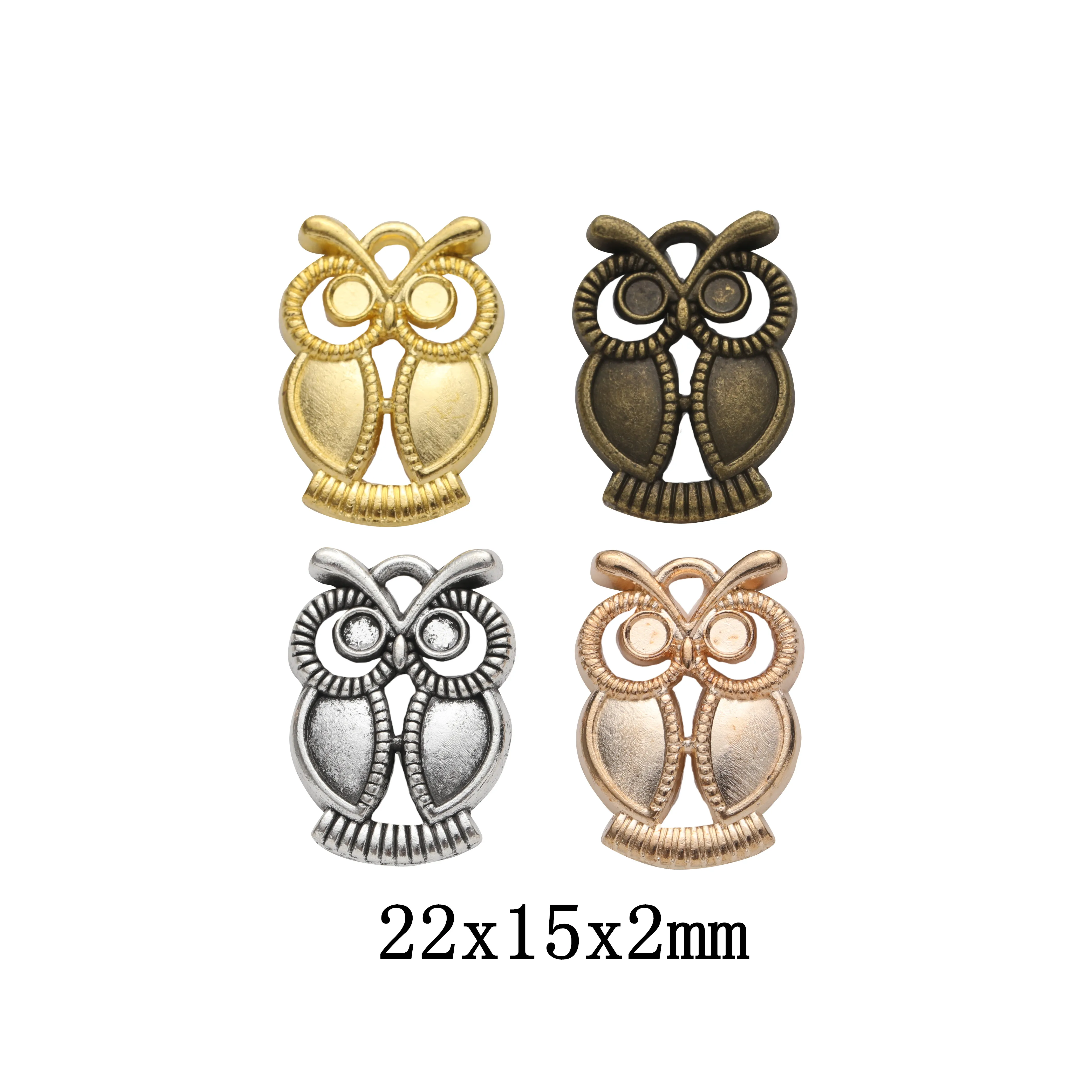 

70pcs owl Craft Supplies Charms Pendants for DIY Crafting Jewelry Findings Making Accessory 54