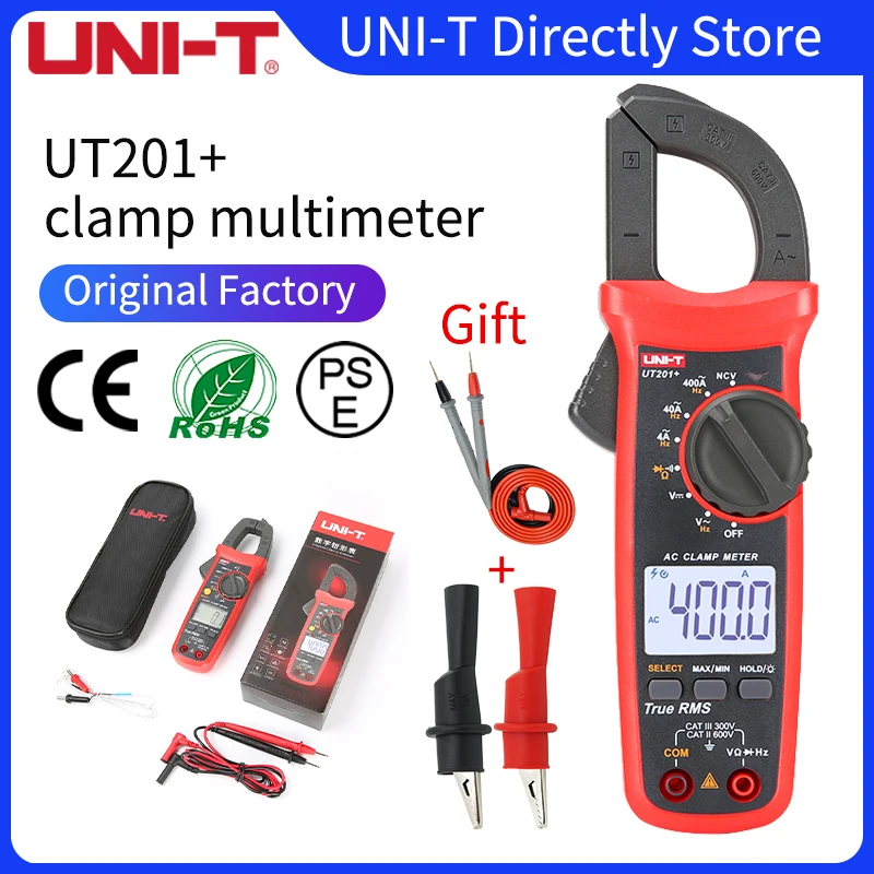UNI-T UT201 UT203 UT204 UT204A цифровые ручные клещи мультиметр тестер DMM CE AC DC Вольт Ампер
UNI-T UT201 UT203 UT204 UT204A цифровые ручные клещи мультиметр тестер DMM CE AC DC Вольт Ампер