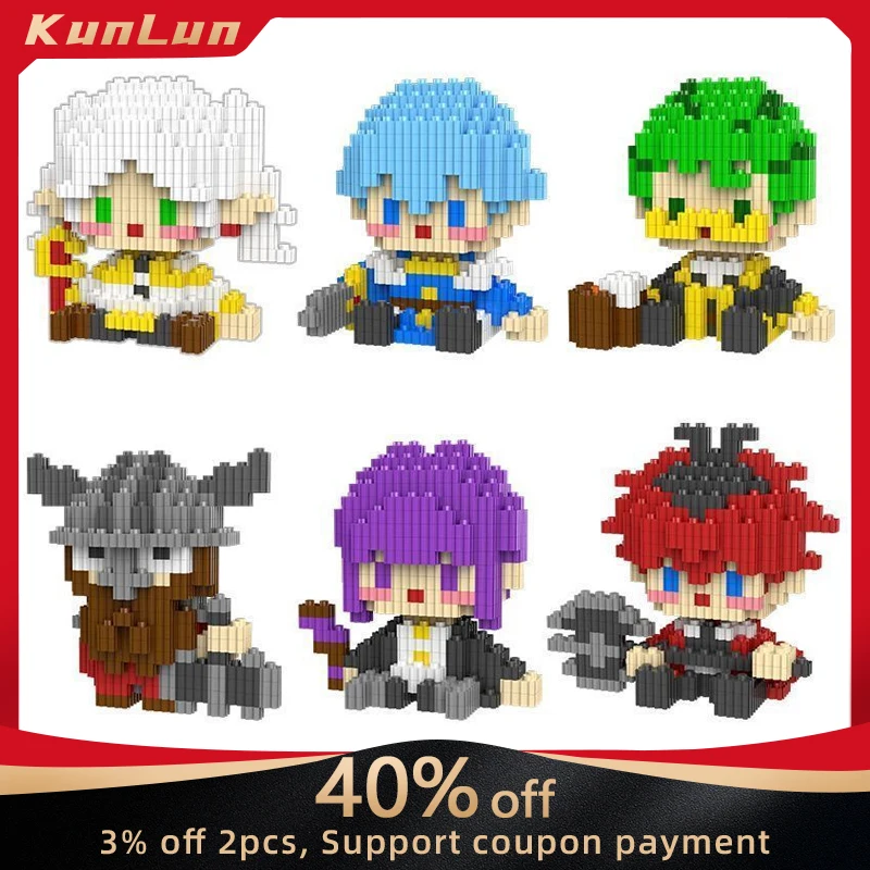 Anime Frieren At The Funeral Peripherals Mini Building Block Frieren Figure Diy Himmel Kwaii Fern Statue Flamme Figura Toys Boy
Anime Frieren At The Funeral Peripherals Mini Building Block Frieren Figure Diy Himmel Kwaii Fern Statue Flamme Figura Toys Boy