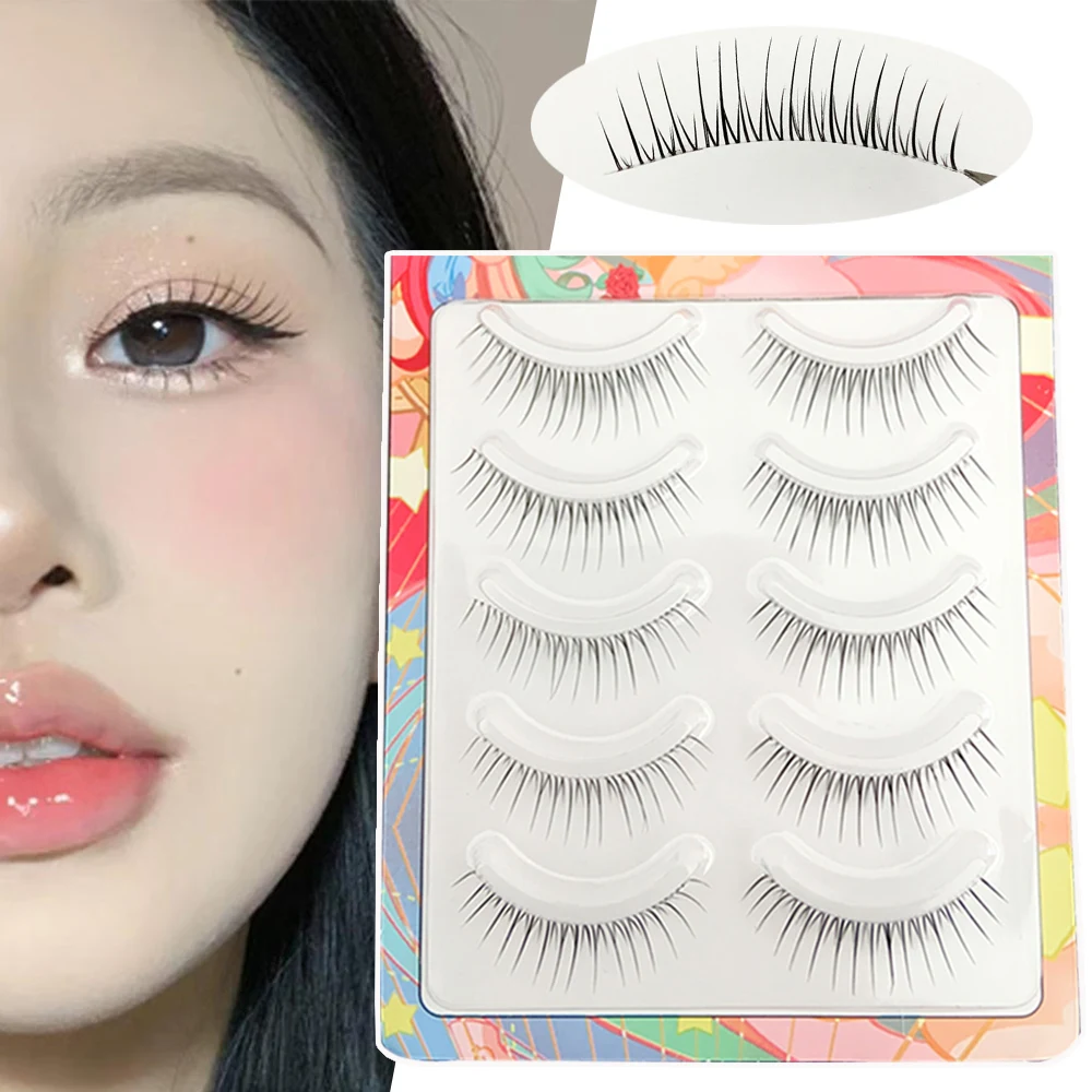 5 Pair Fairy False Eyelashes Same As Zhang Yuanying Korea Lash Extension Natural Wispy V-shaped Soft Mink Eye Lashes Makeup
5 Pair Fairy False Eyelashes Same As Zhang Yuanying Korea Lash Extension Natural Wispy V-shaped Soft Mink Eye Lashes Makeup