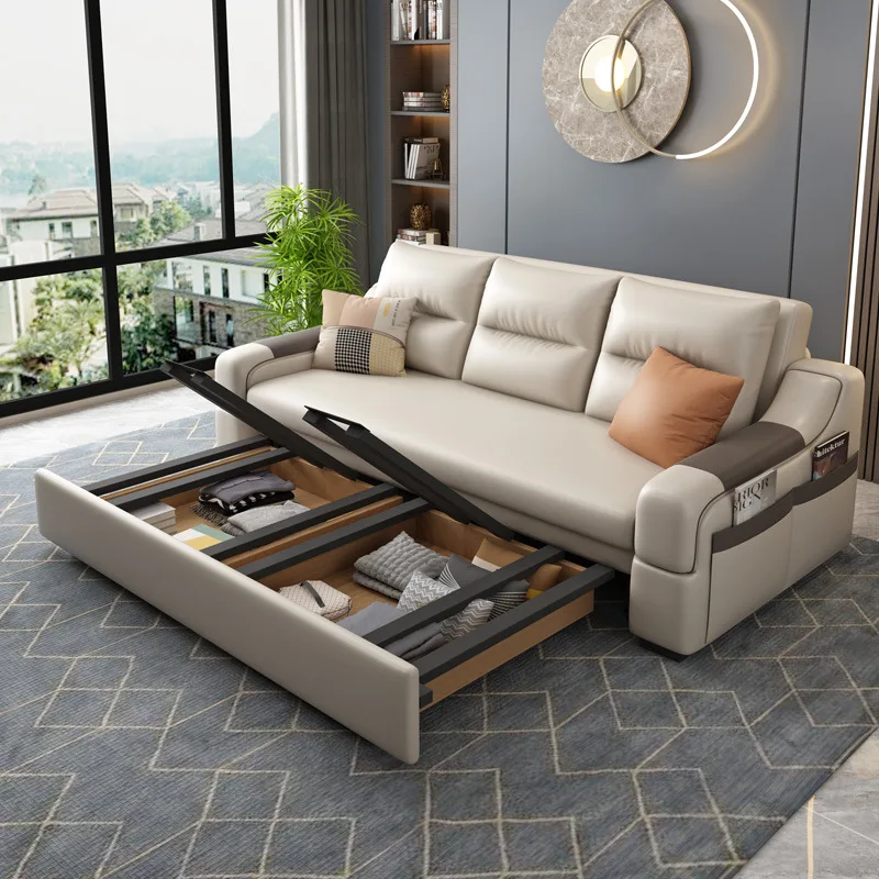 Modern minimalist small unit seating and multifunctional living room, foldable dual-purpose sofa, storage bedroom,
Modern minimalist small unit seating and multifunctional living room, foldable dual-purpose sofa, storage bedroom,