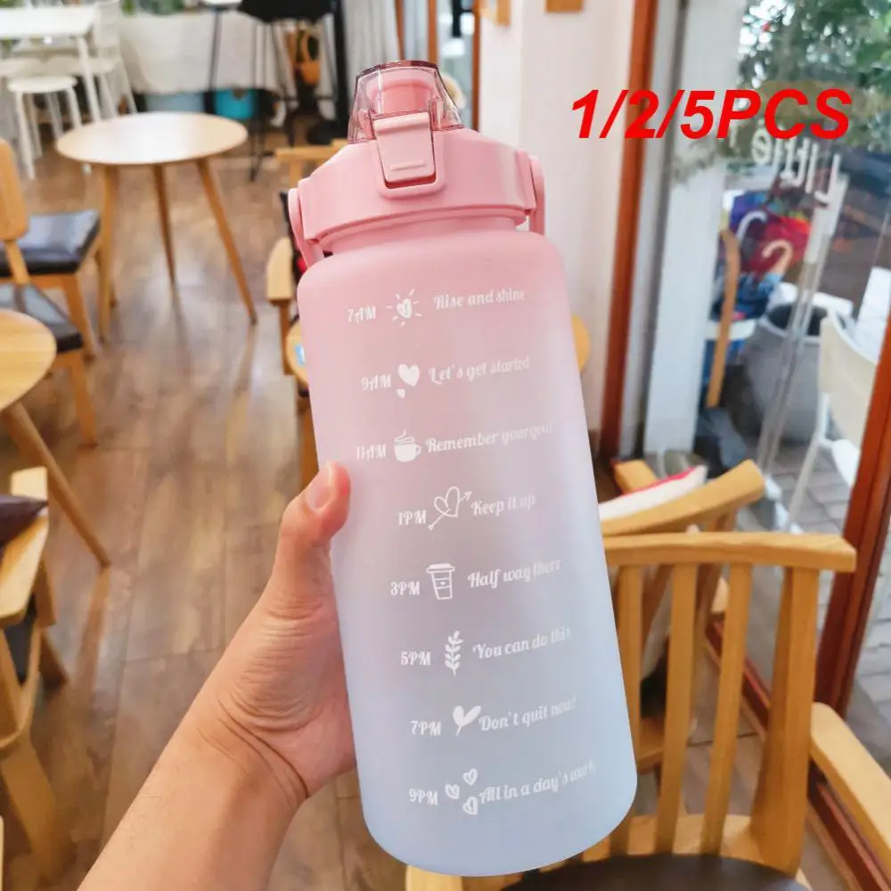 1/2/5PCS Liter Water Bottle With Straw Female Jug Portable Travel Bottles Fitness Bike Cup Summer Cold Water Jug With Time
1/2/5PCS Liter Water Bottle With Straw Female Jug Portable Travel Bottles Fitness Bike Cup Summer Cold Water Jug With Time