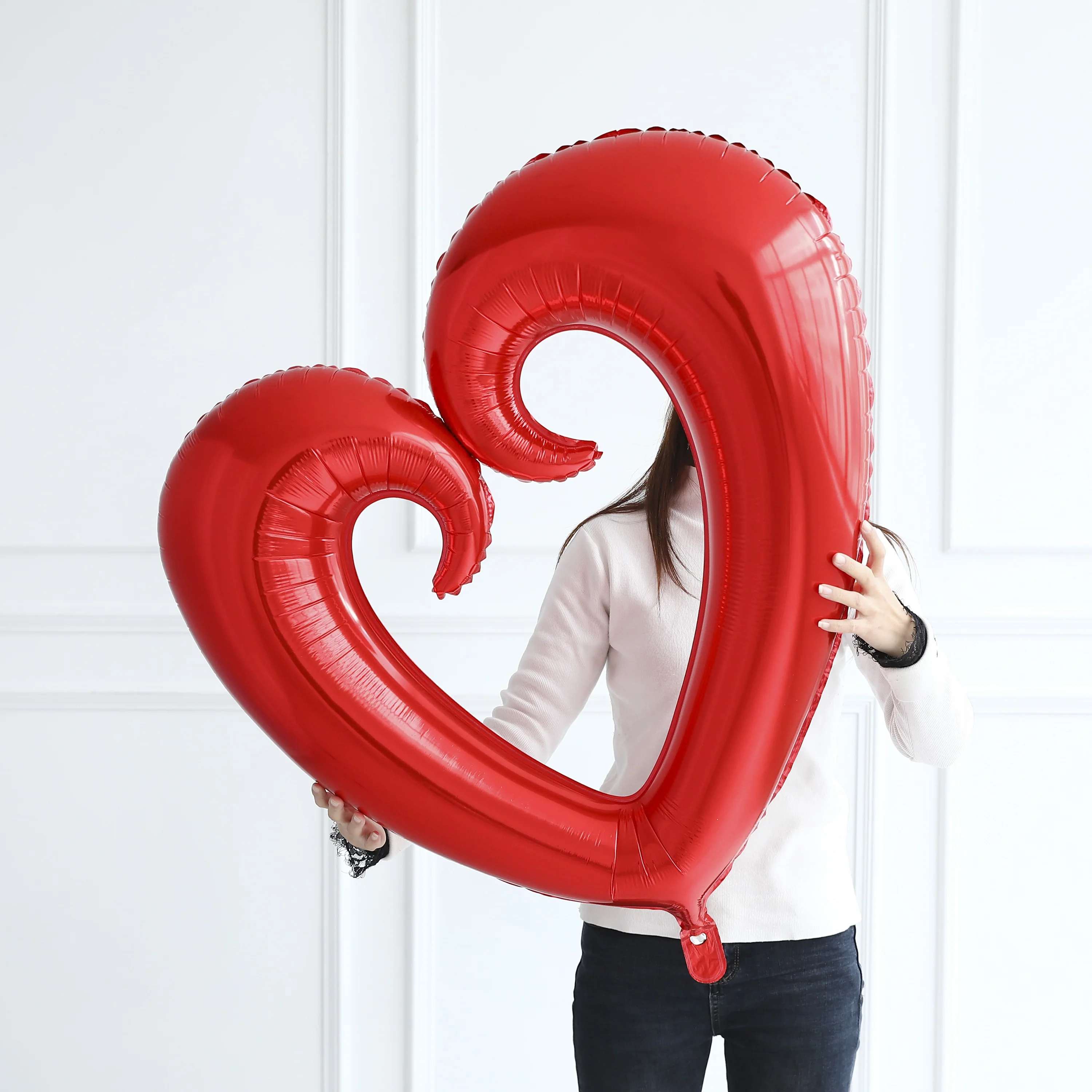 2/5pcs 18/30/40Inch Hook Heart Foil Love Heart Shape Balloon Bride-to-be Anniversary Wedding Valentine's Day Party Decoration Su
2/5pcs 18/30/40Inch Hook Heart Foil Love Heart Shape Balloon Bride-to-be Anniversary Wedding Valentine's Day Party Decoration Su