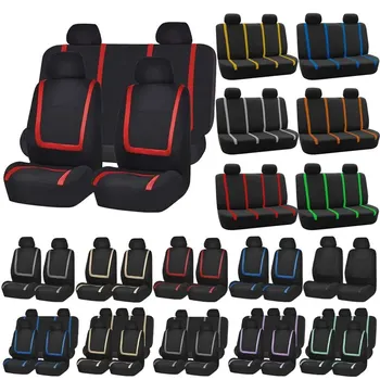 Desfrute do Conforto Refrescante com a Almofada de Gel para Assento de Carro 13 Car Seat Covers Front and Rear Split Bench Protection Seat Cushion Universal Breathable Seats Cover Protector Covers Interior