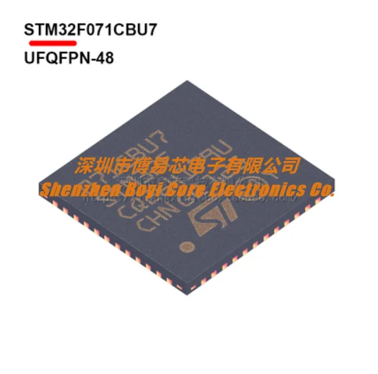 STM32F071CBU7 Package UFQFPN-48 ARM Cortex-M0 48MHz Flash Memory: 128K@x8bit RAM: 16KB MCU (MCU/MPU/SOC)
STM32F071CBU7 Package UFQFPN-48 ARM Cortex-M0 48MHz Flash Memory: 128K@x8bit RAM: 16KB MCU (MCU/MPU/SOC)