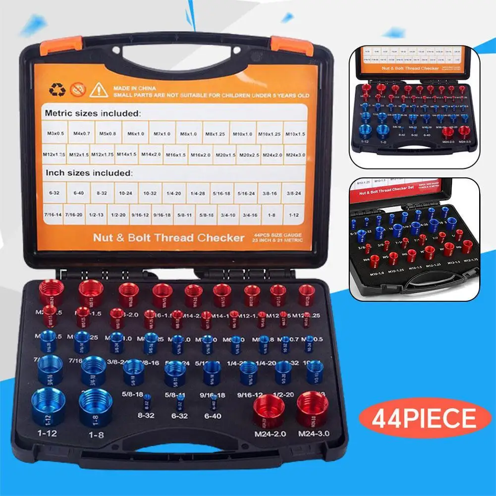 Nut Bolt Thread Inspector Gongzi Gui Set Of 44 Pieces In Metric And British Systems Separate Assembly Of Thread Gauges 
Nut Bolt Thread Inspector Gongzi Gui Set Of 44 Pieces In Metric And British Systems Separate Assembly Of Thread Gauges
