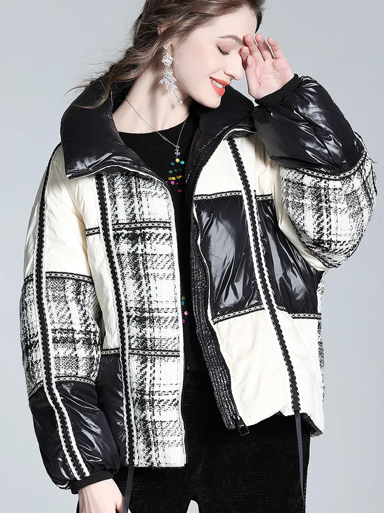 2022 Winter Down Jacket Women's Short New Style Small Fragrance Loose and Thin Casual White Duck Down Jacket
2022 Winter Down Jacket Women's Short New Style Small Fragrance Loose and Thin Casual White Duck Down Jacket