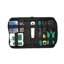 14pcs/Set Computer Network Repair Tool Kit LAN Cable Tester Wire Cutter Screwdriver Pliers Crimping Maintenance Tool Set Bag
14pcs/Set Computer Network Repair Tool Kit LAN Cable Tester Wire Cutter Screwdriver Pliers Crimping Maintenance Tool Set Bag