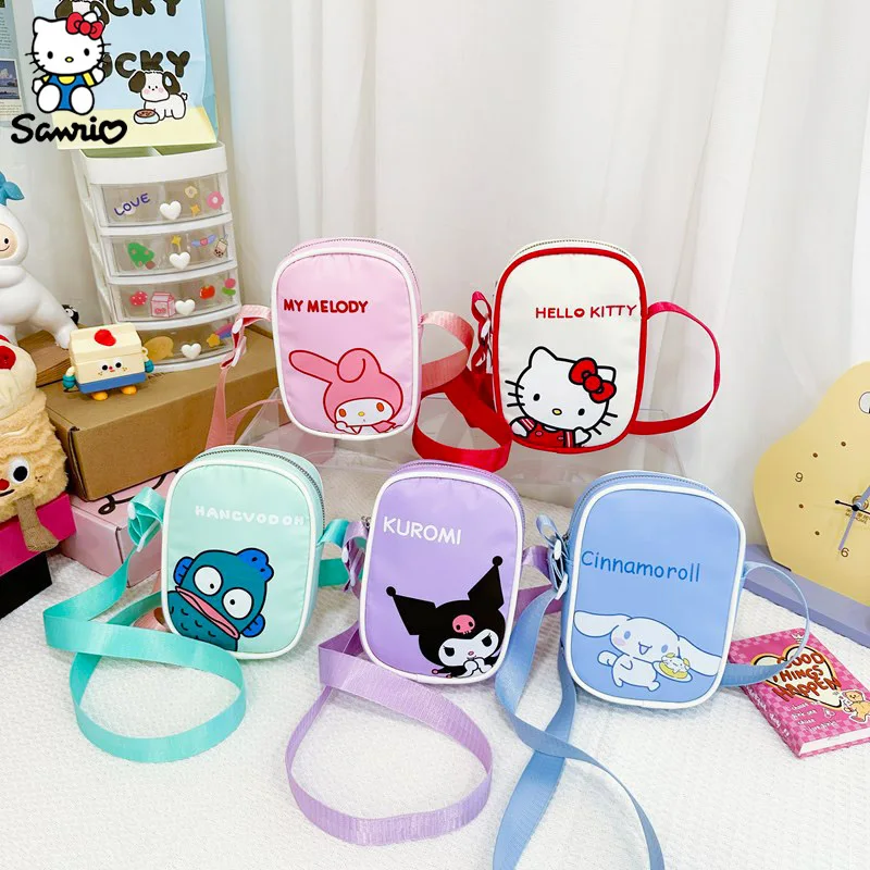 Женская сумка, Детская сумка через плечо, мультяшный аниме Kuromi Cinnamoroll Melody, сумка через плечо, кошелек для монет, детские игрушки, подарки
Женская сумка, Детская сумка через плечо, мультяшный аниме Kuromi Cinnamoroll Melody, сумка через плечо, кошелек для монет, детские игрушки, подарки