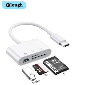 마이크로 USB C타입 어댑터, USB TF SD 카드 리더, USB-C 메모리 카드, OTG 어댑터, U 디스크, 맥북, 삼성, 화웨이, 샤오미, 3 in 1