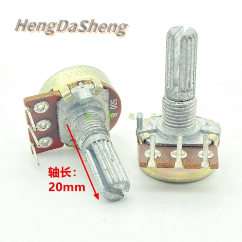 5Pcs/Lot P16 B500Ω Internal Bent Foot 3-pin Single Connection Adjustable Resistor Volume Frequency Modulation Speed Regulation
5Pcs/Lot P16 B500Ω Internal Bent Foot 3-pin Single Connection Adjustable Resistor Volume Frequency Modulation Speed Regulation