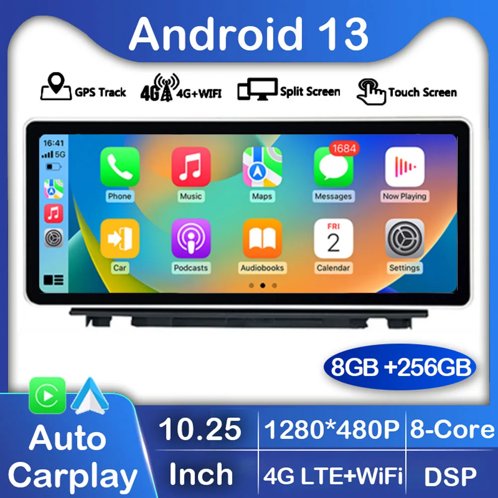 10.25" Android 13 Touch Screen For Audi Q3 2012-2018 Stereo Car Radio Multimedia Player Carplay Auto GPS Navi 360 Camera WIFI+4G
10.25" Android 13 Touch Screen For Audi Q3 2012-2018 Stereo Car Radio Multimedia Player Carplay Auto GPS Navi 360 Camera WIFI+4G