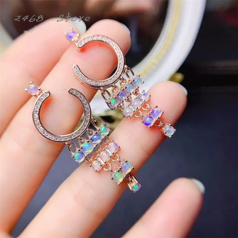 New Natural Opal earrings925 Silver Ladies earringsColorful Opal Luxury Elegant Beauty and Beauty
New Natural Opal earrings925 Silver Ladies earringsColorful Opal Luxury Elegant Beauty and Beauty