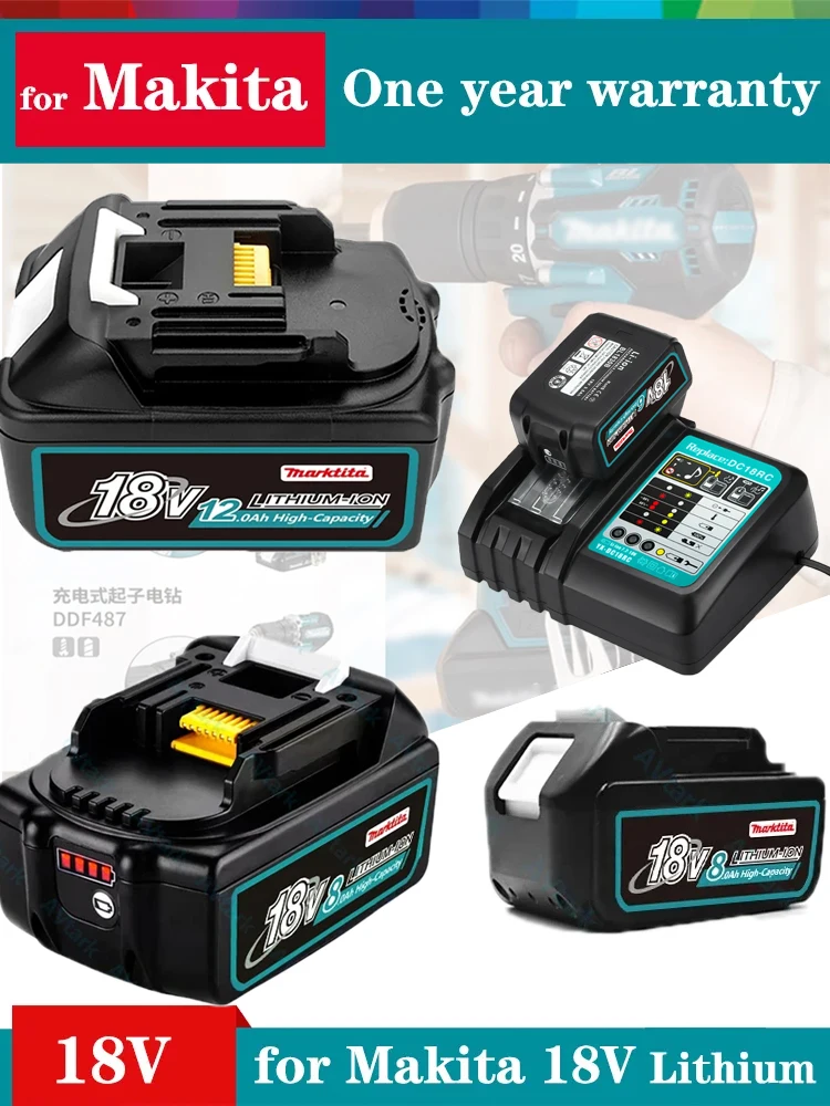 for Original Makita 18V Battery 6Ah BL1850B Li-ion Replacement Battery BL1850 BL1860B BL1860 BL1840B BL1830B BL1830 LXT-400 RU
for Original Makita 18V Battery 6Ah BL1850B Li-ion Replacement Battery BL1850 BL1860B BL1860 BL1840B BL1830B BL1830 LXT-400 RU